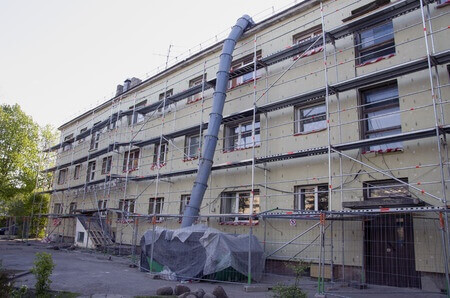 Energetische Sanierung Mehrfamilienhaus