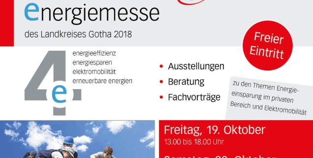Flyer Energiemesse Gotha