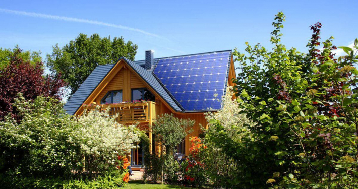 Foto von einem Energieeffizienzhaus