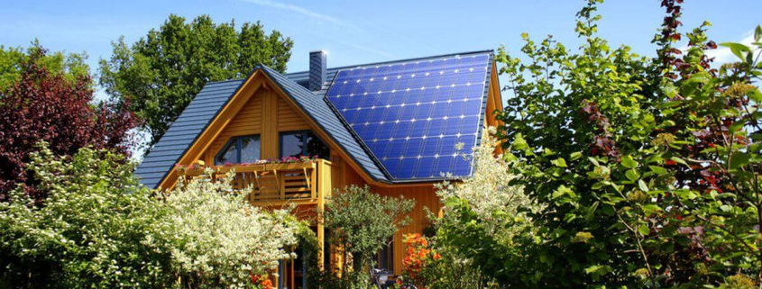 Foto von einem Energieeffizienzhaus