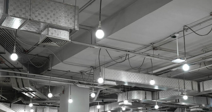 Energieeffiziente Hallenbeleuchtung mit LED-Technik