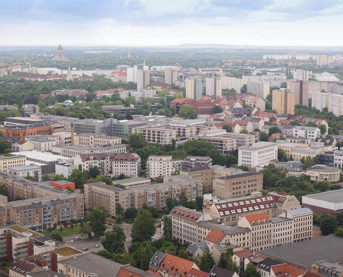 Alte Häuser in Leipzig