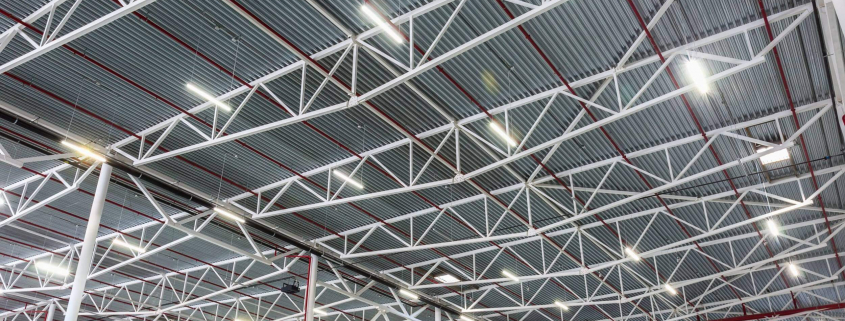 LED-Beleuchtung Lagerhalle