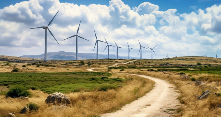 Windkraftanlagen auf niedersächsischem Land zur Umsetzung des Windenergiebeschleunigungsgesetzes.