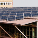 Solaranlage auf Dach von KMU