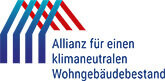 Logo Allianz für einen klimaneutralen Wohngebäudebestand