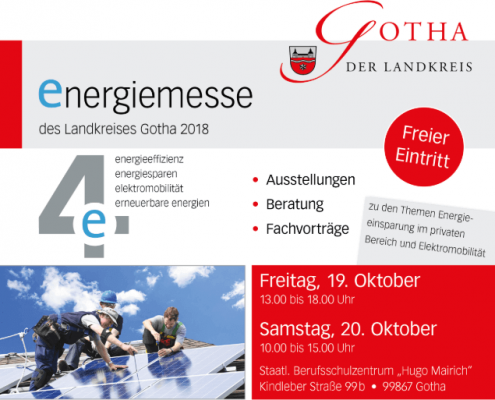 Flyer Energiemesse Gotha
