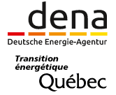 Logo dena und Transition énergétique Québec